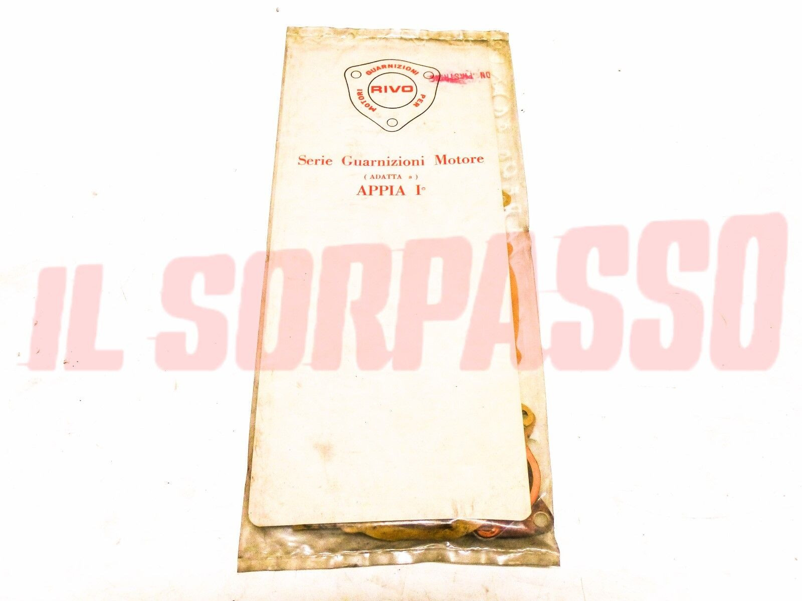 SERIE GUARNIZIONI MOTORE + FERMI PIASTRINE LANCIA APPIA 1 SERIE ORIGINALI