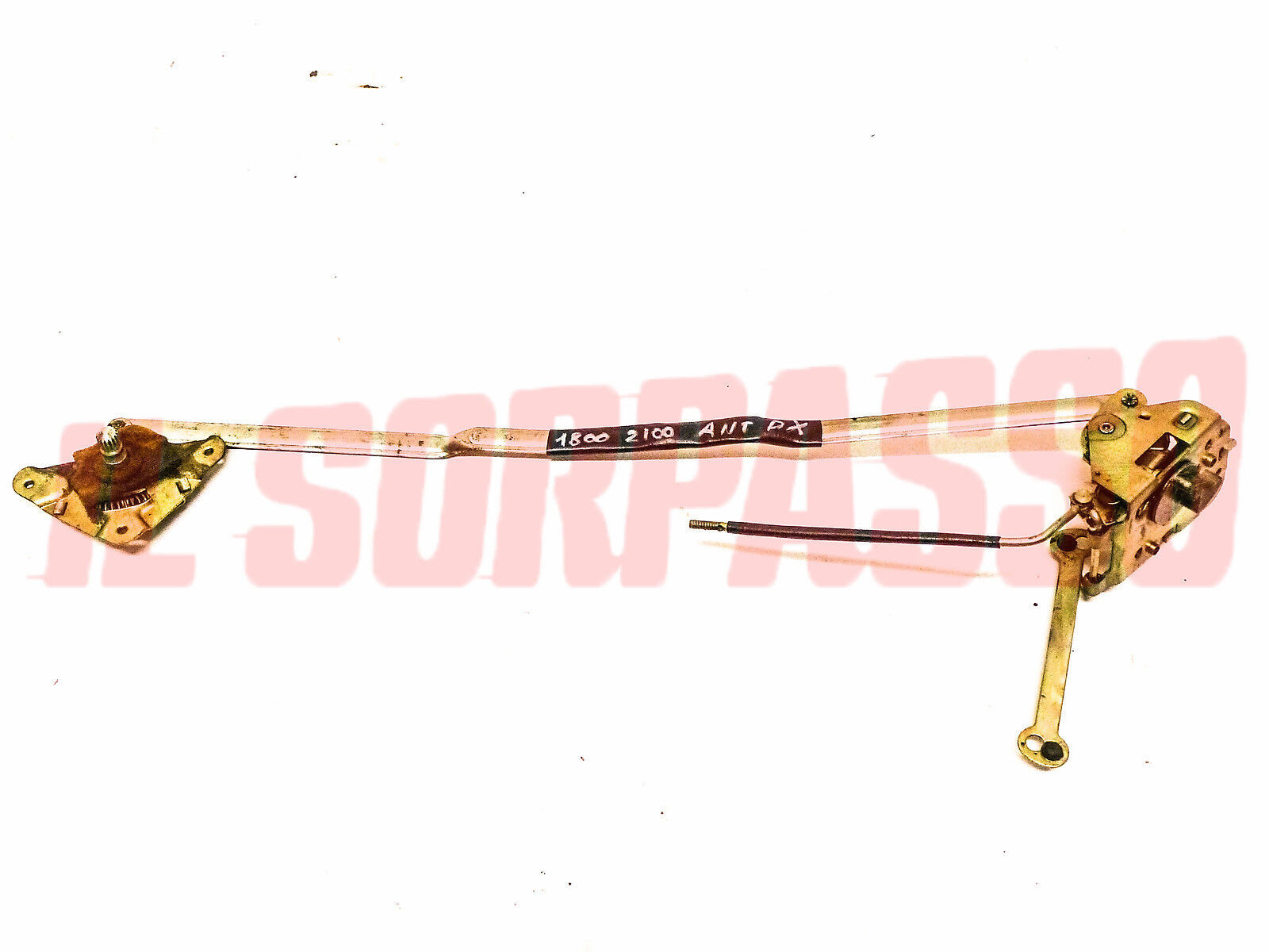 SERRATURA + RINVIO PORTA ANTERIORE DESTRA FIAT 1500 L 1800 2100 2300 BERLINA