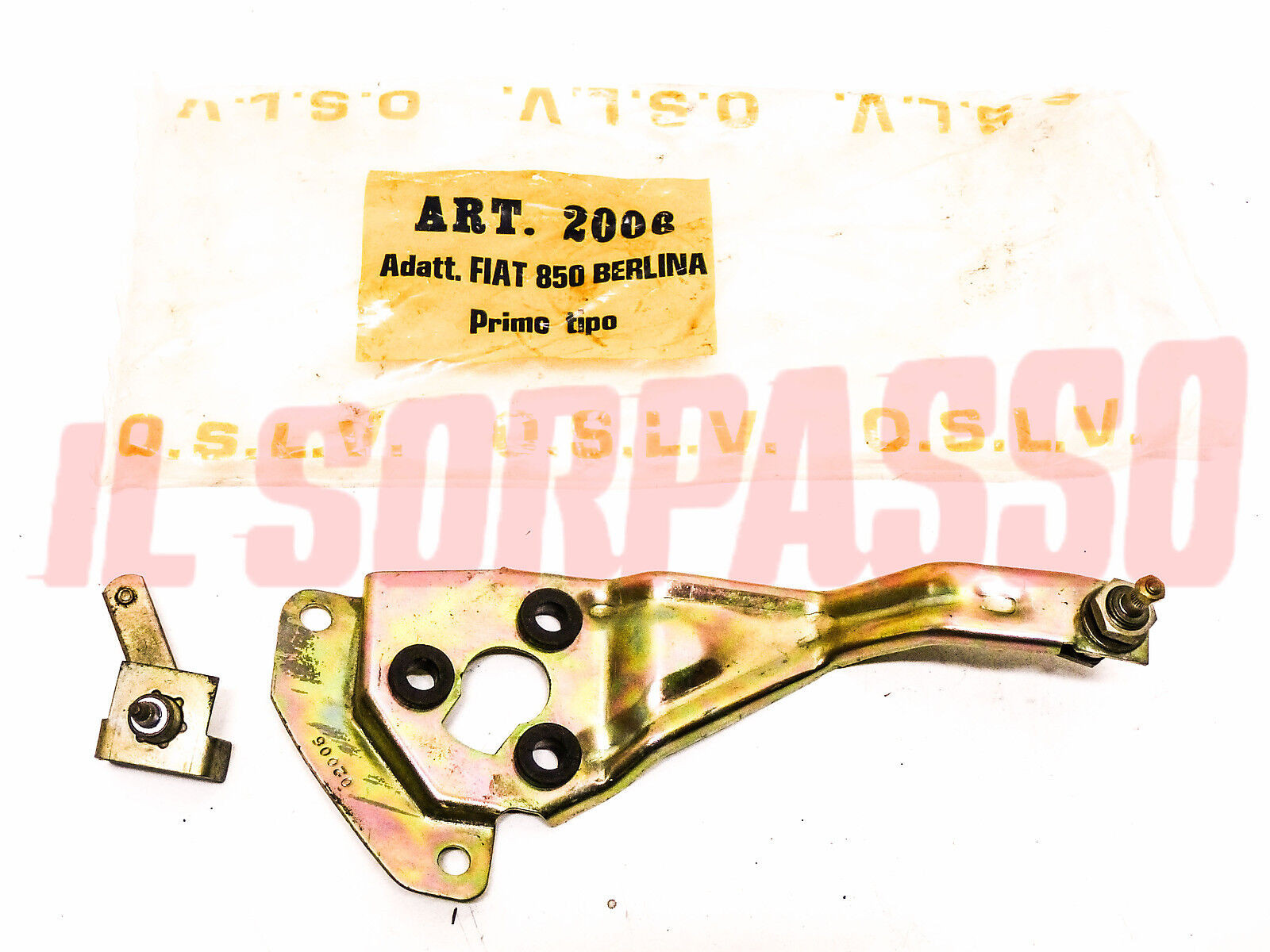 MECCANISMO CRISTO PIASTRA TERGI TERGICRISTALLI FIAT 850 BERLINA 1 SERIE