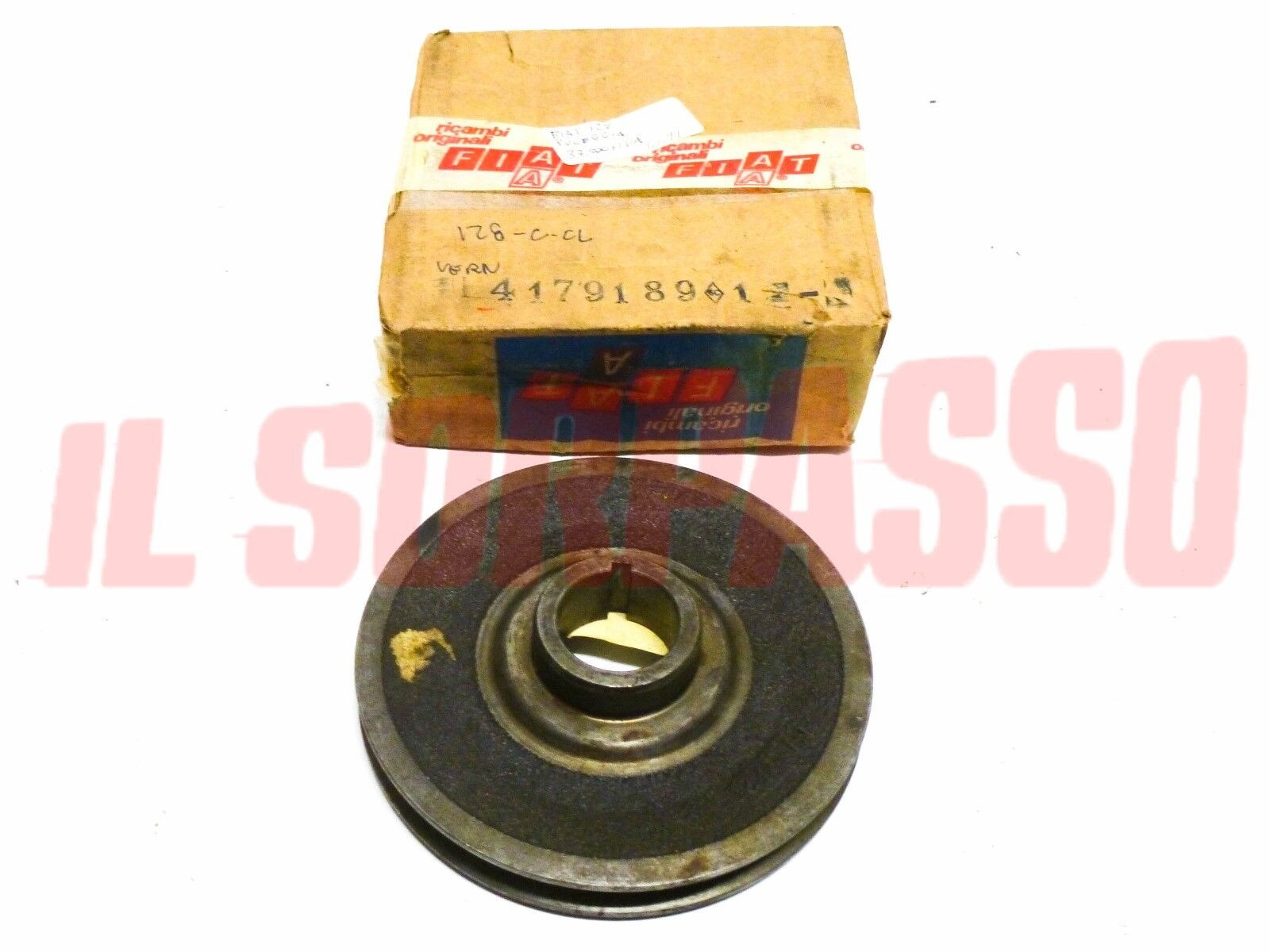 PULEGGIA ALBERO MOTORE FIAT 128 BERLINA RALLY COUPE C CL X19 ORIGINALE 4179189