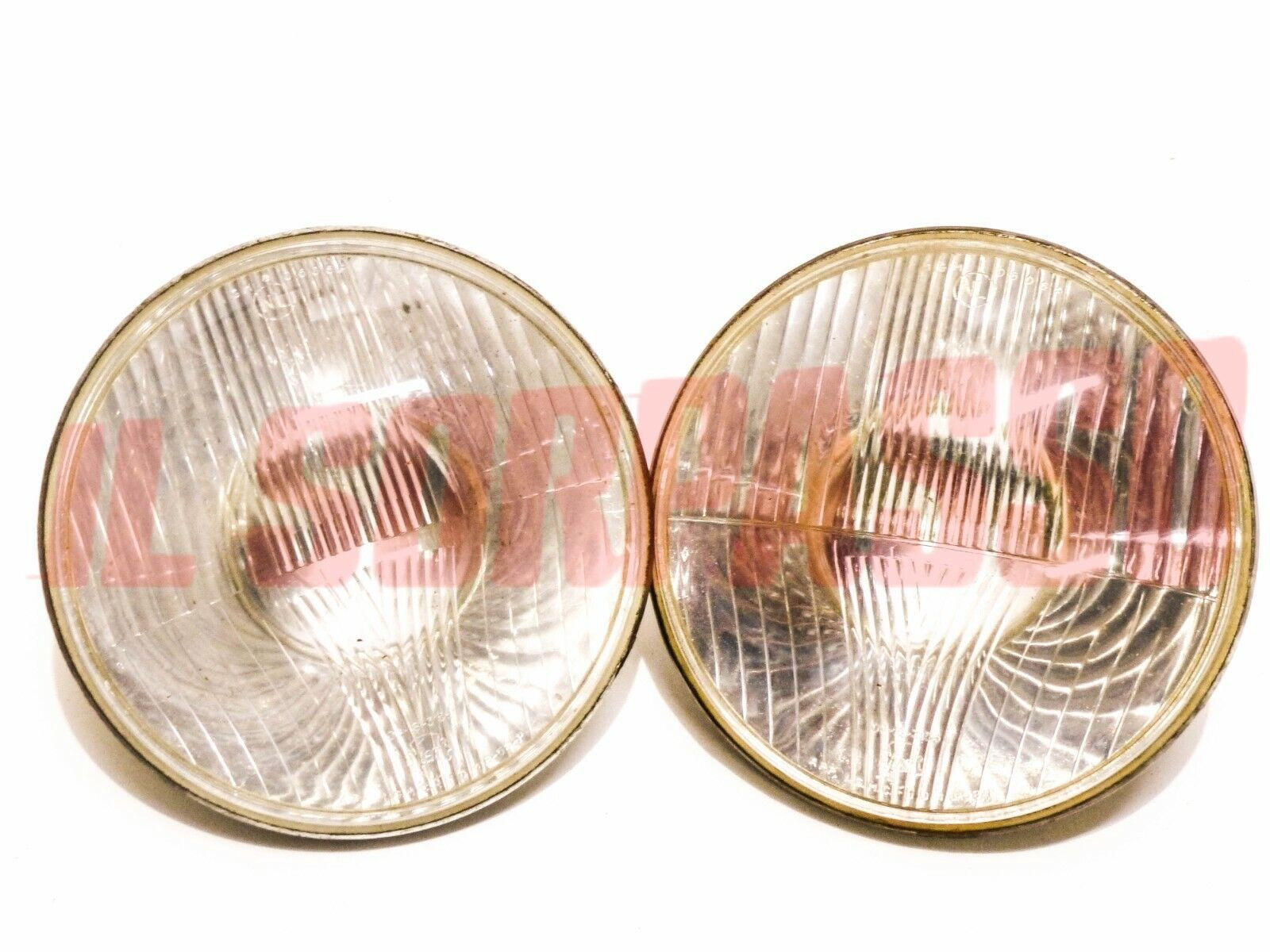 GRUPPI OTTICI FANALI FARI FIAT 1100 T FURGONE - 682 CAMION ORIGINALI SIEM 170 mm