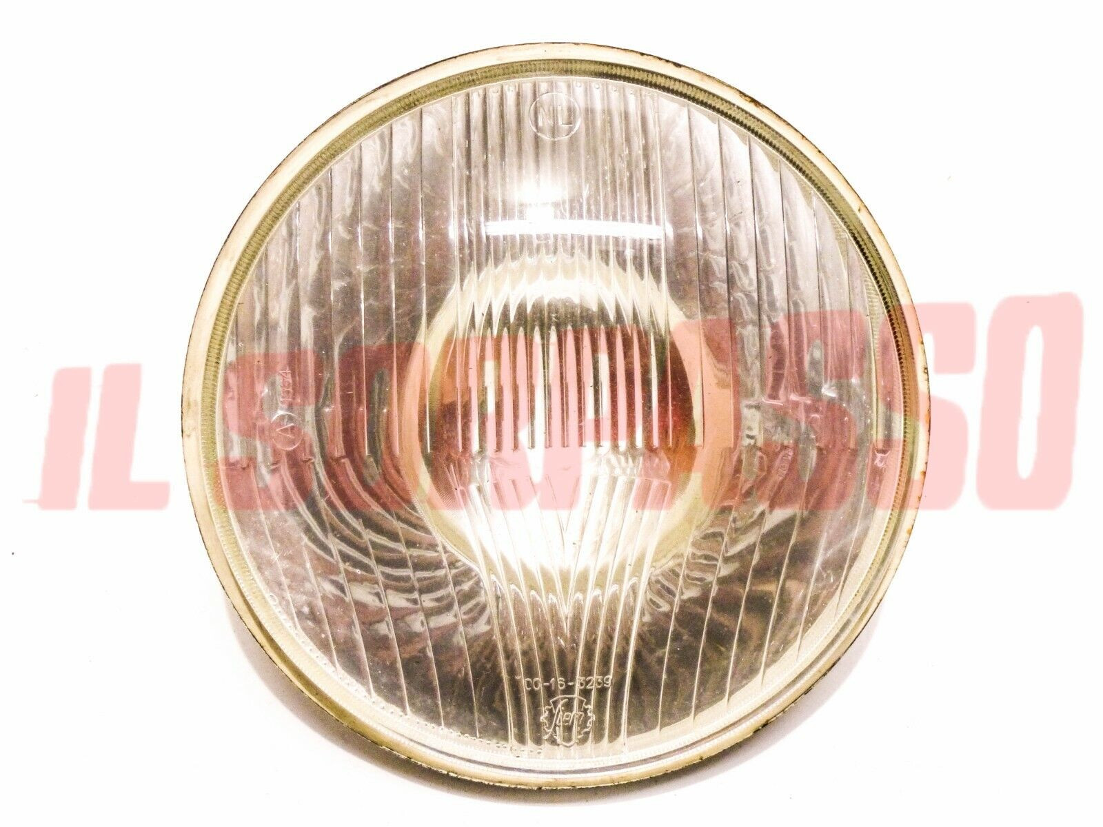 GRUPPO OTTICO FANALE FARO CON VETRO ALTO FIAT 682 CAMION ORIGINALE SIEM 170 mm