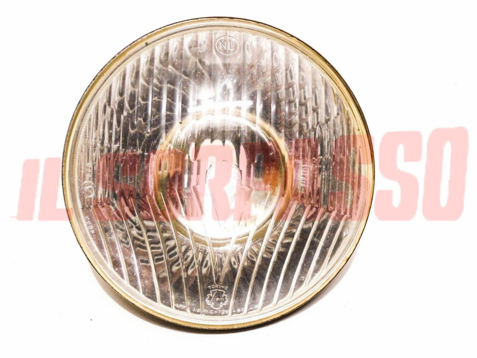 GRUPPO OTTICO FANALE FARO FIAT 1100 103 58' D 1200 1500 SPIDER SIEM 170 mm