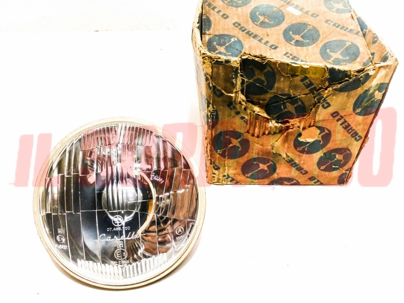 GRUPPO OTTICO FANALE FARO FIAT 1200 1500 SPIDER 1100 103 H LANCIA APPIA CARELLO