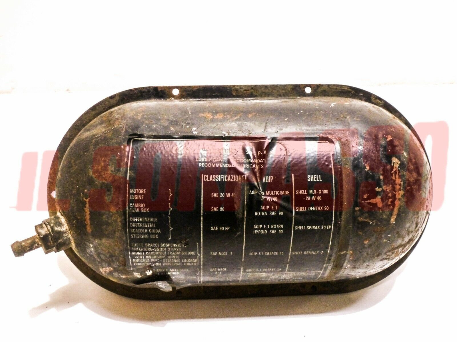 SERBATOIO VANO MOTORE ALFA ROMEO 2600 BERLINA ORIGINALE