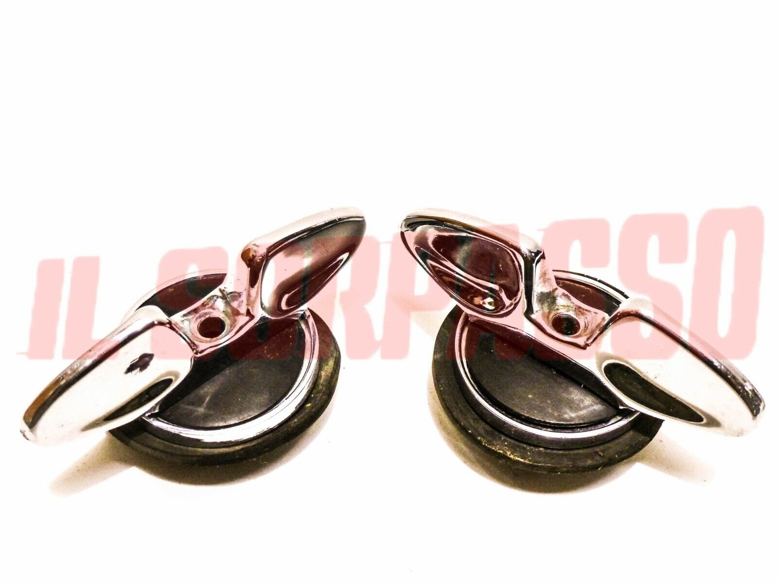 MANIGLIE + ROSETTE APERTURA DEFLETTORI PORTE ALFA ROMEO 2600 BERLINA ORIGINALE