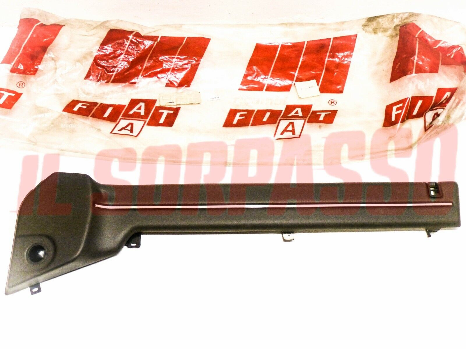 EBANISTERIA NERA CROMATURA PROFILO PANNELLO PORTA ANTERIORE DESTRA FIAT ARGENTA