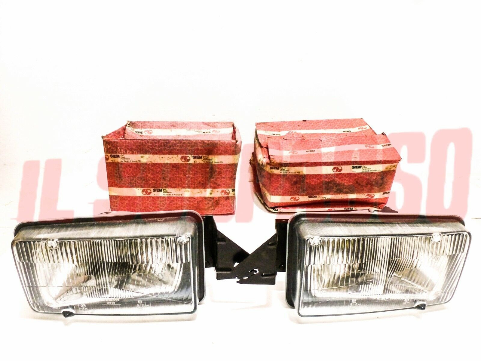 GRUPPI OTTICI SIEM FANALI FARI DESTRO SINISTRO A.R ALFETTA BERLINA CON LAVAVETRI