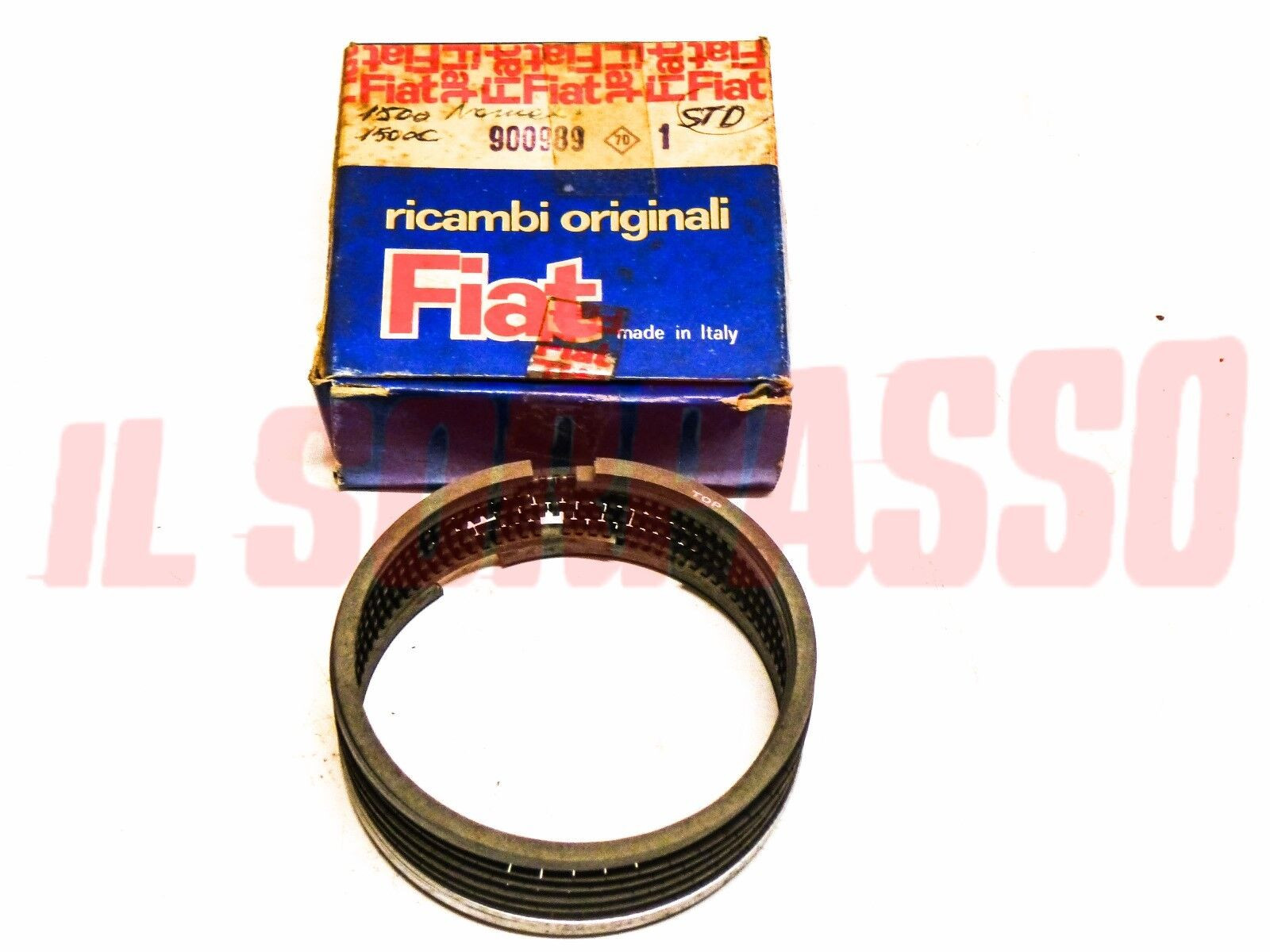 SERIE FASCE PISTONI FIAT 1500 BERLINA SPIDER - 1500 C STANDARD ORIGINALI FIAT