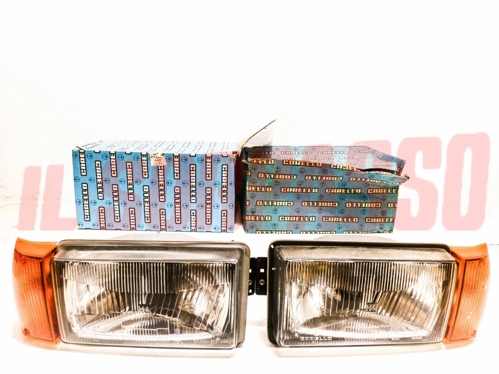 GRUPPI OTTICI FANALE FARO DESTRO SINISTRO ALFA ROMEO GIULIETTA 1977-85 CARELLO _