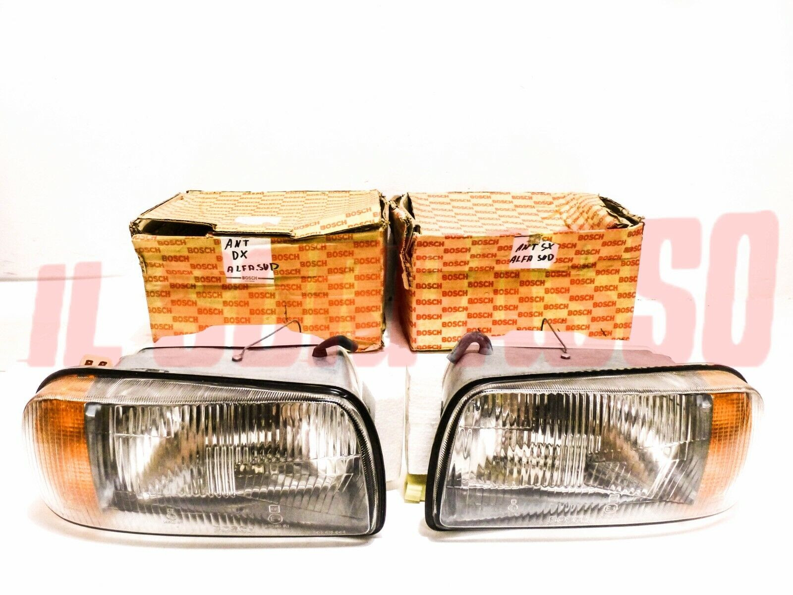 GRUPPI OTTICI FANALI FARI DESTRO SINISTRO BOSCH ALFA ROMEO ALFA SUD 1 SERIE ARAN