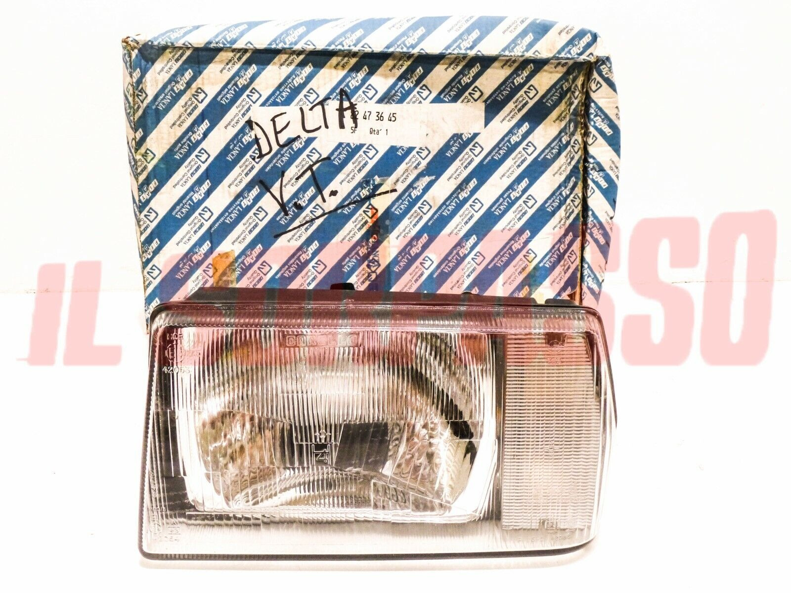 GRUPPO OTTICO SINISTRO FANALE FARO FRECCIA LANCIA DELTA RESTYLING CARELLO H4