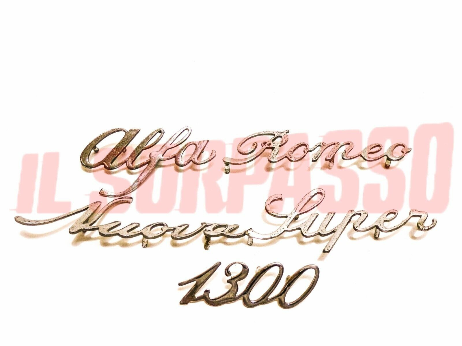 SCRITTE COFANO POSTERIORE BAULE ALFA ROMEO GIULIA NUOVA SUPER 1.3 ORIGINALI