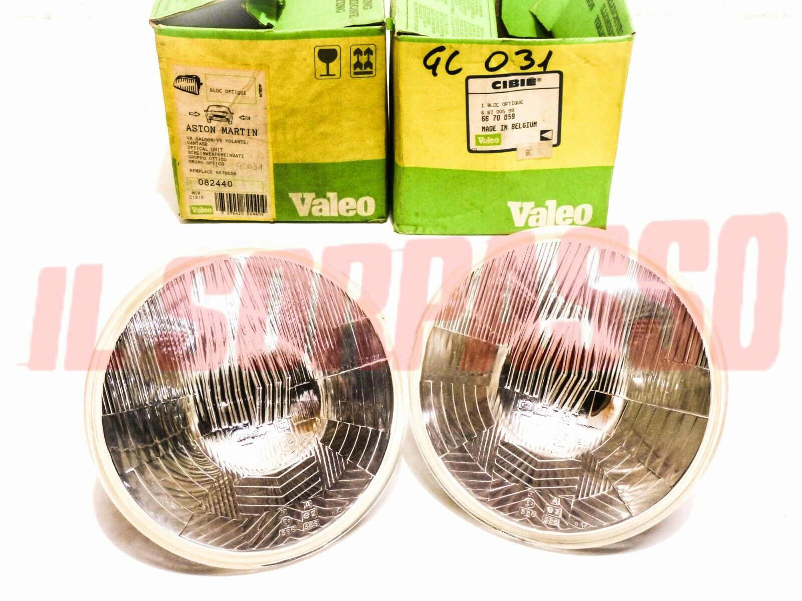 FANALI FARI GRUPPI OTTICI ASTON MARTIN V8 SALOON VOLANTE VANTAGE H4 CIBIE'