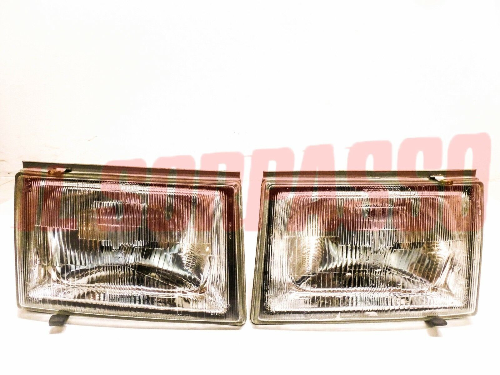 GRUPPI OTTICO DESTRO SINISTRO FANALI FARI FIAT CROMA + TURBO CARELLO H4 LAVAFARO