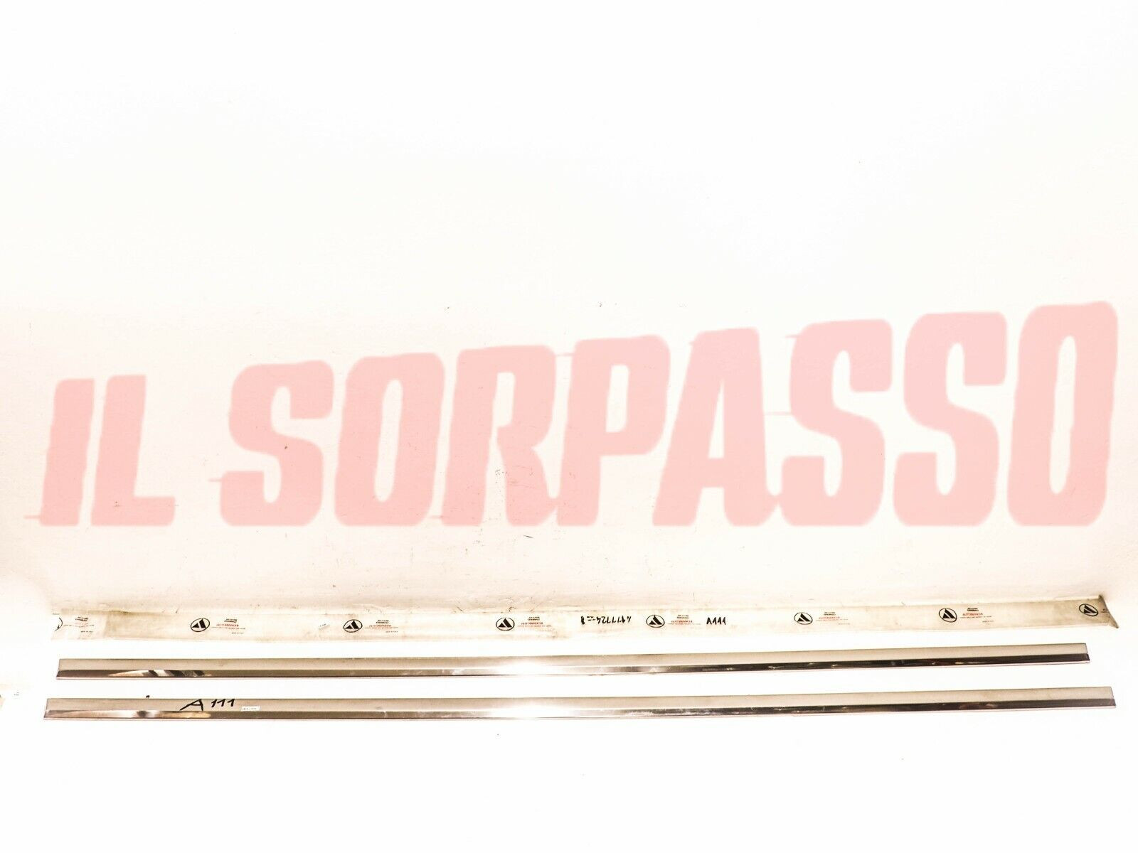 MODANATURE PROFILI SOTTOPORTA INOX  AUTOBIANCHI A111 ORIGINALI