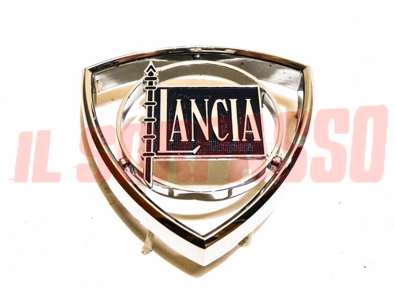 FREGIO STEMMA MASCHERINA GRIGLIA ANTERIORE LANCIA FULVIA COUPE RALLY HF IN ZAMA