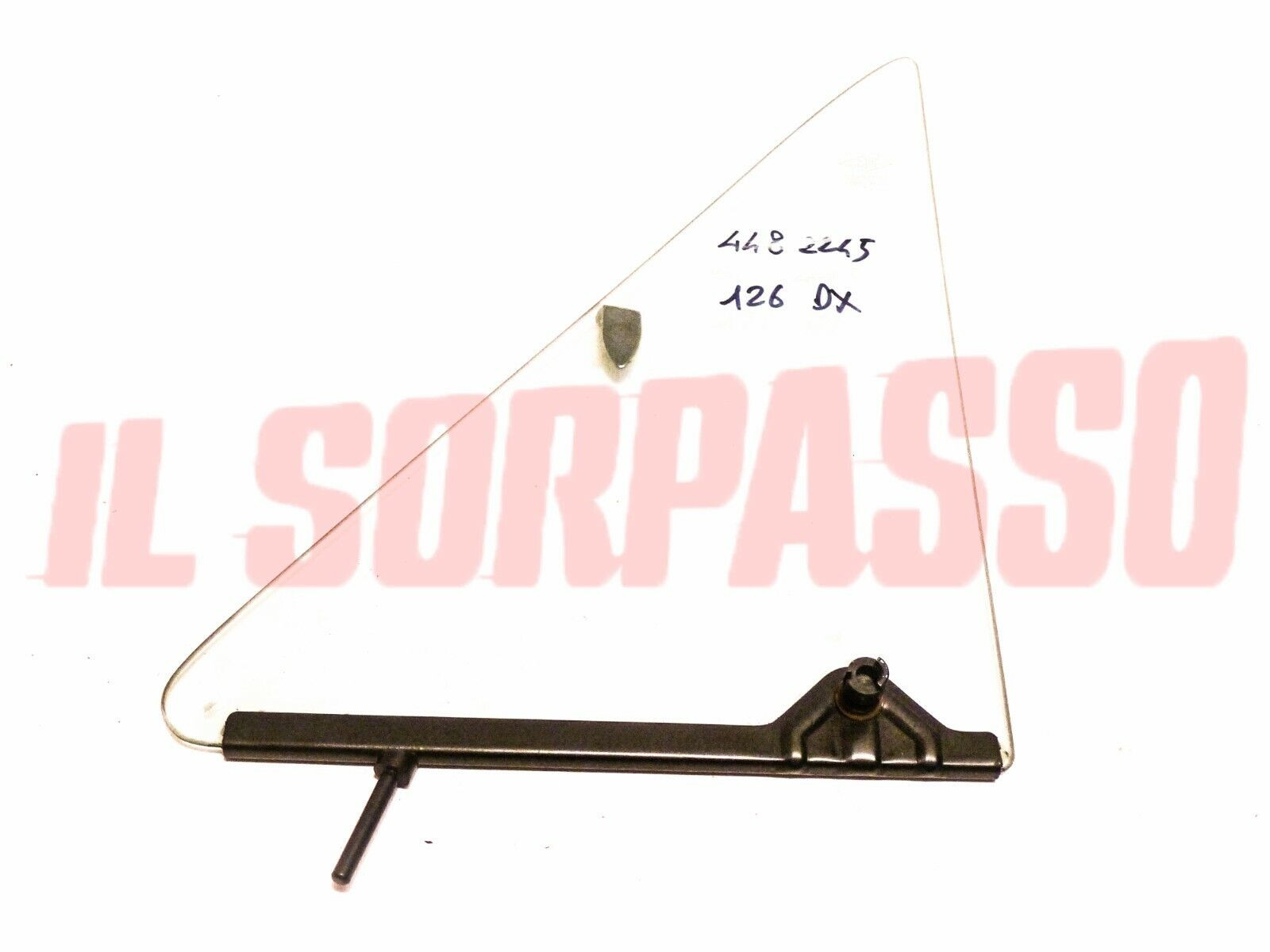 DEFLETTORE  VETRO PORTA DESTRA FIAT 126 PERSONAL ORIGINALE VERDE