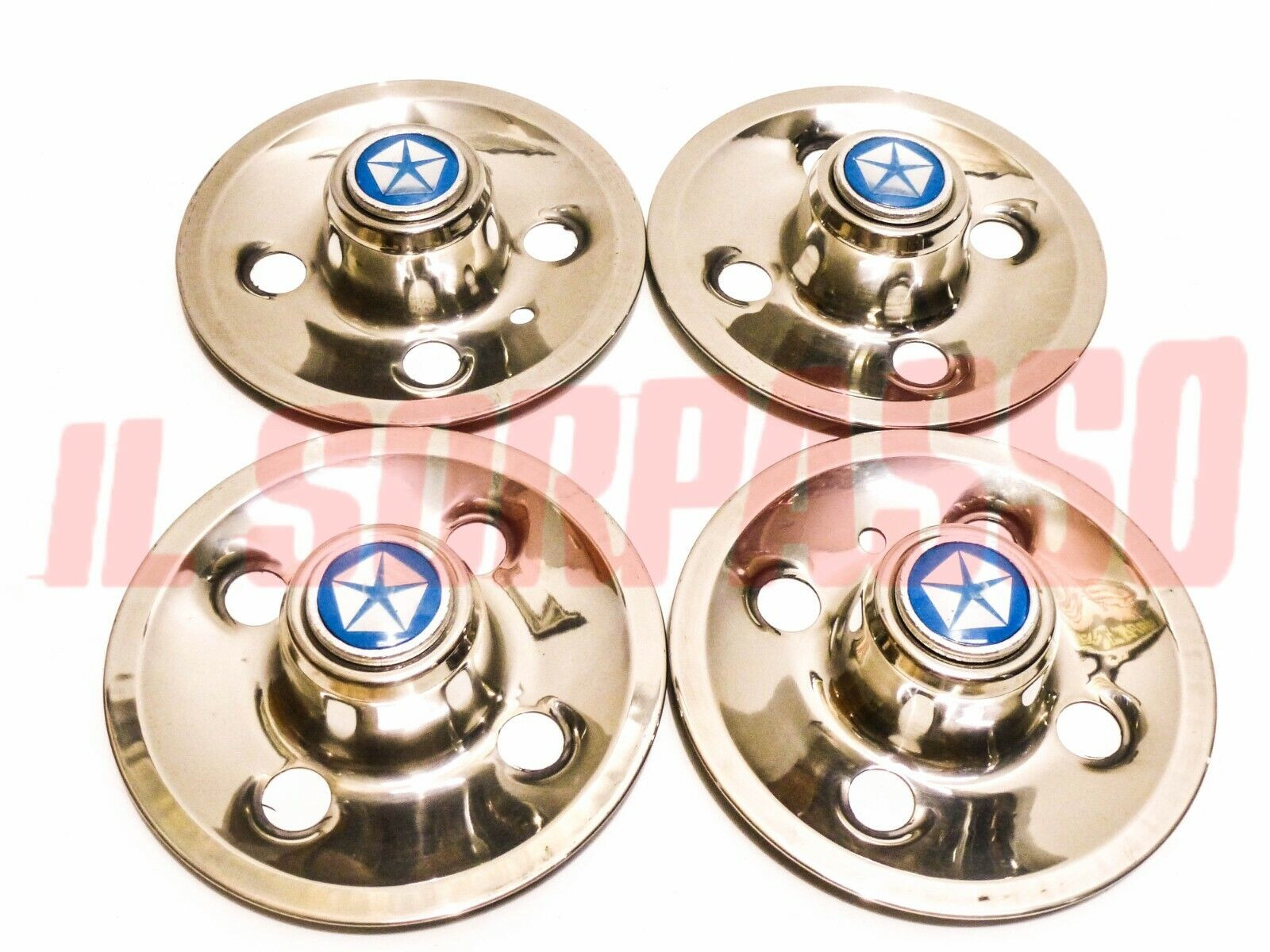 COPPE RUOTA BORCHIE COPPETTE CERCHI SIMCA - CRYSLER ORIGINALI