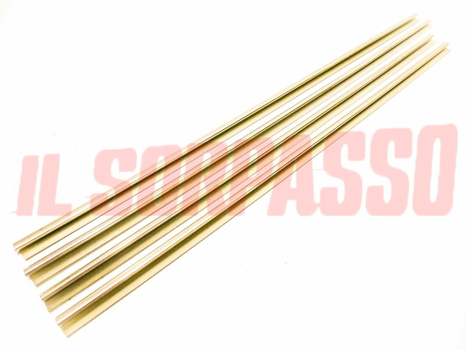 PROFILI PANNELLI PORTA IN PLASTICA CROMATA FIAT 128 BERLINA SPECIAL 