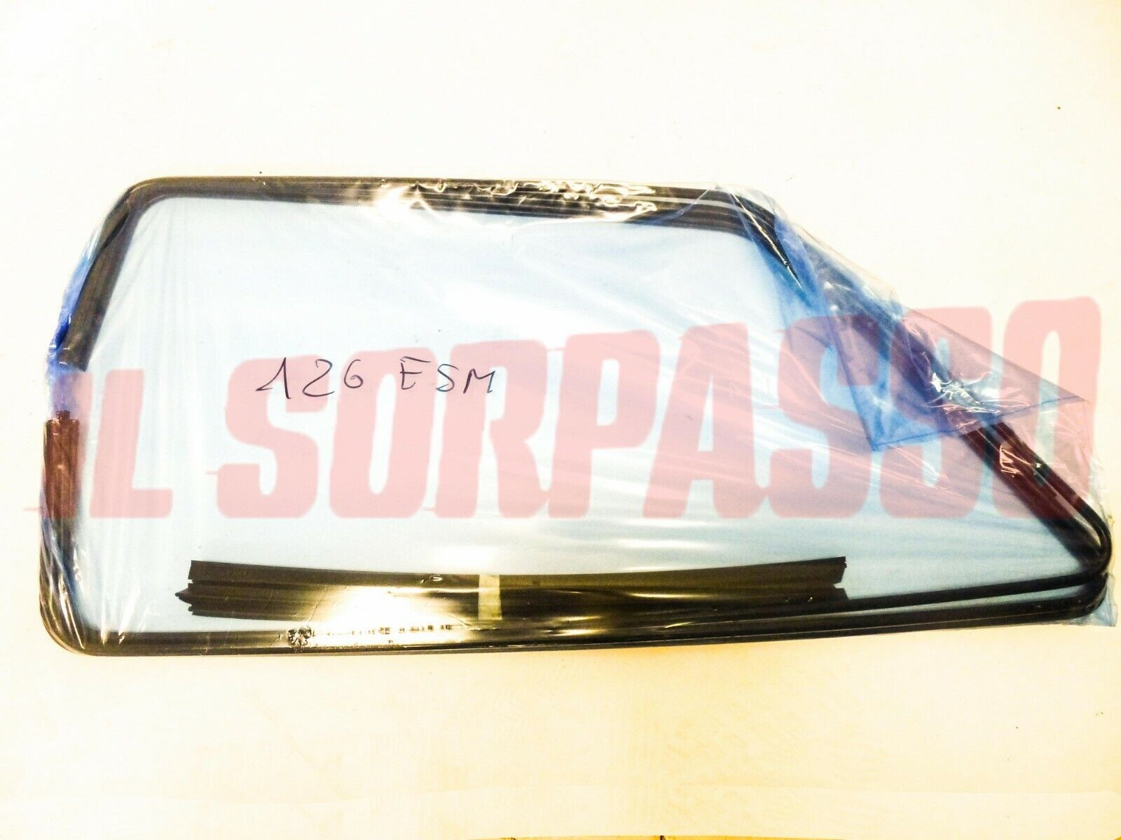 PROFILI RASAVETRI RASCHIAVETRI ALLUMINIO + NERI PORTE FIAT 126 BIS - FSM