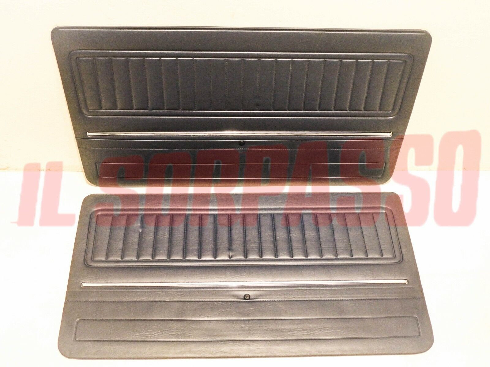 PANNELLI PORTA ANTERIORI FIAT 128 2 SERIE SPECIAL 4 PORTE ORIGINALI BLU