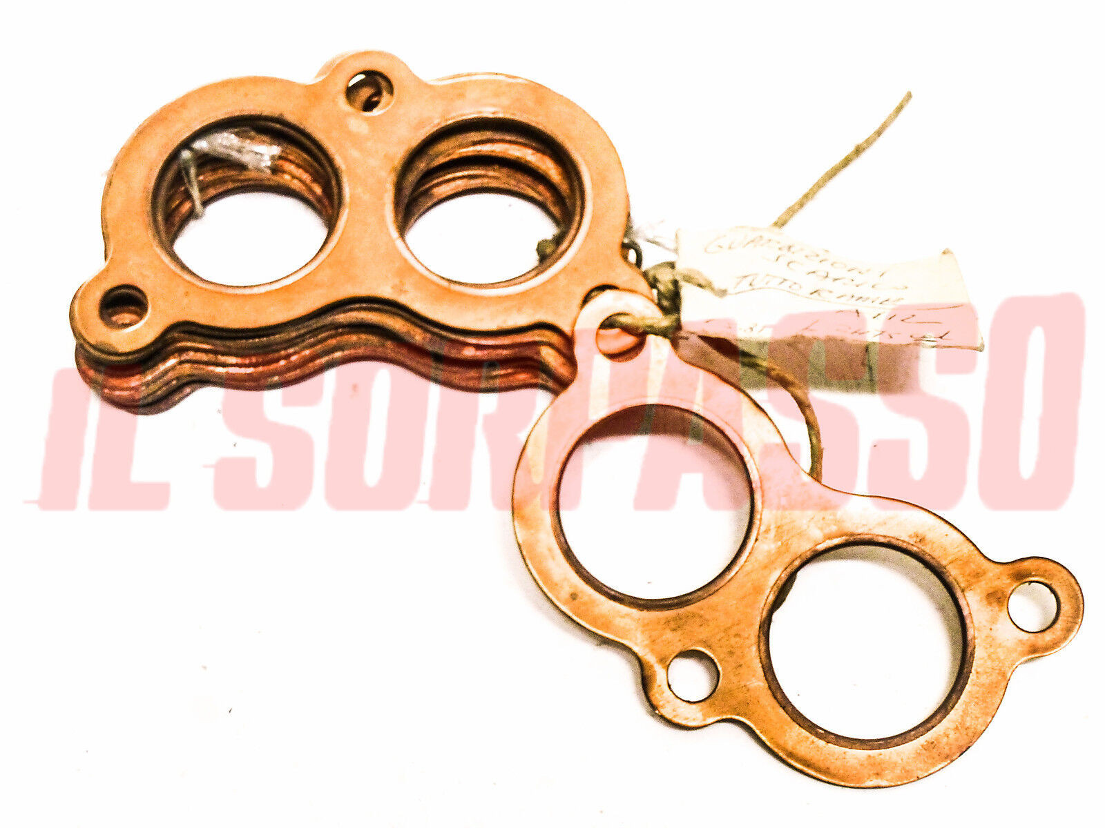 GUARNIZIONE COLLETTORE SCARICO MARMITTA IN RAME AUTOBIANCHI A112 + ABARTH