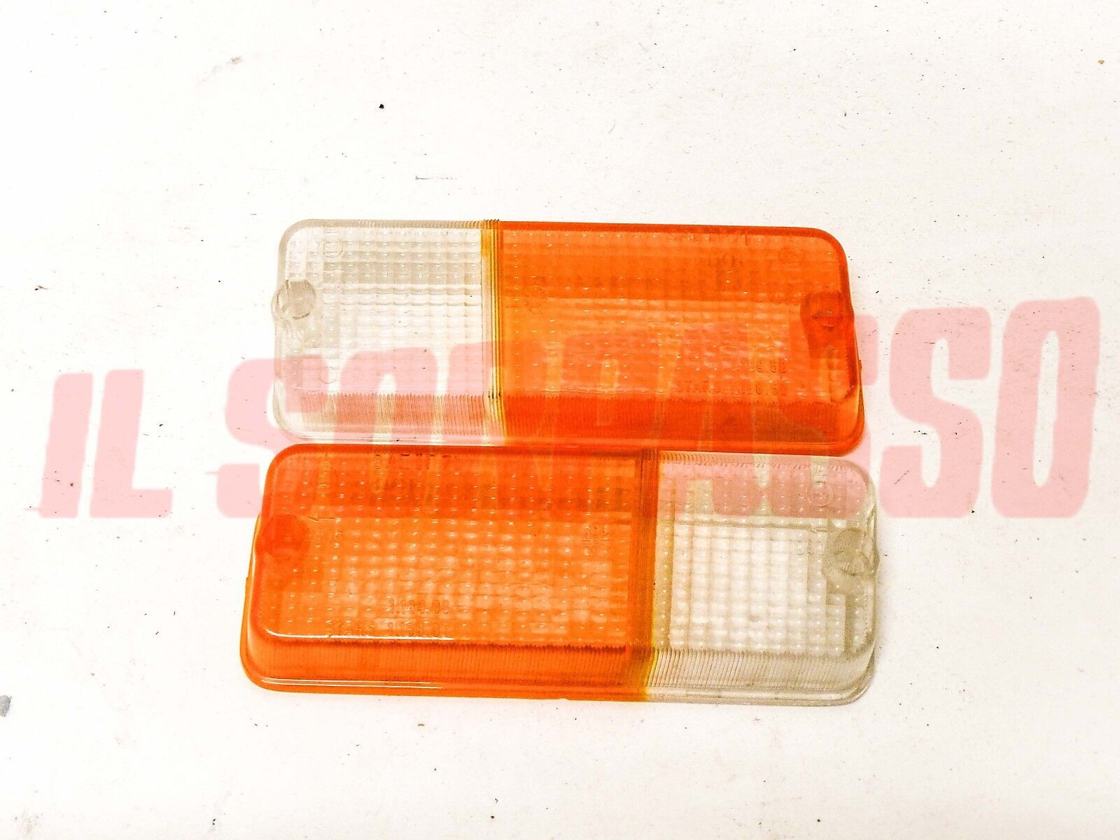 PLASTICHE B/A FANALINI ANTERIORI FRECCE DX SX FIAT 128 COUPE S SL STARS