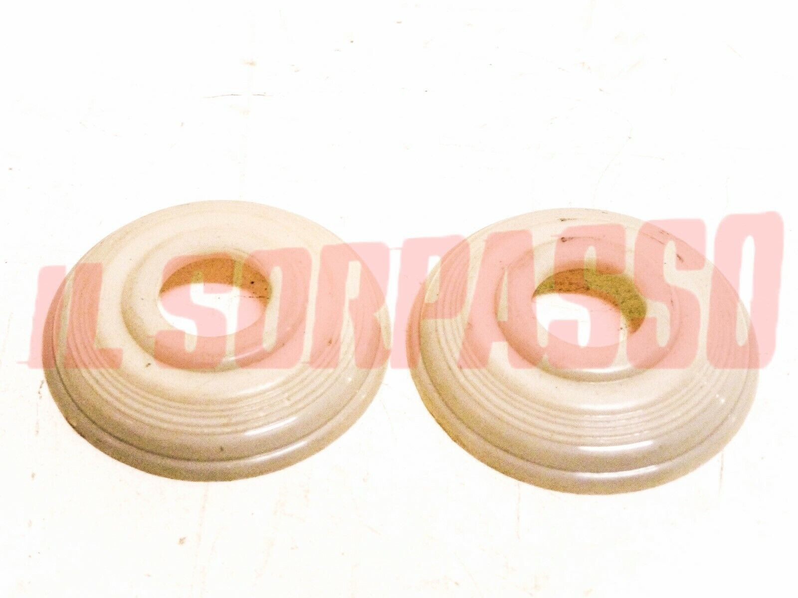 ROSETTE MANIGLIE ALZAVETRO GRIGIE FIAT 1100 103 2 SERIE ORIGINALI