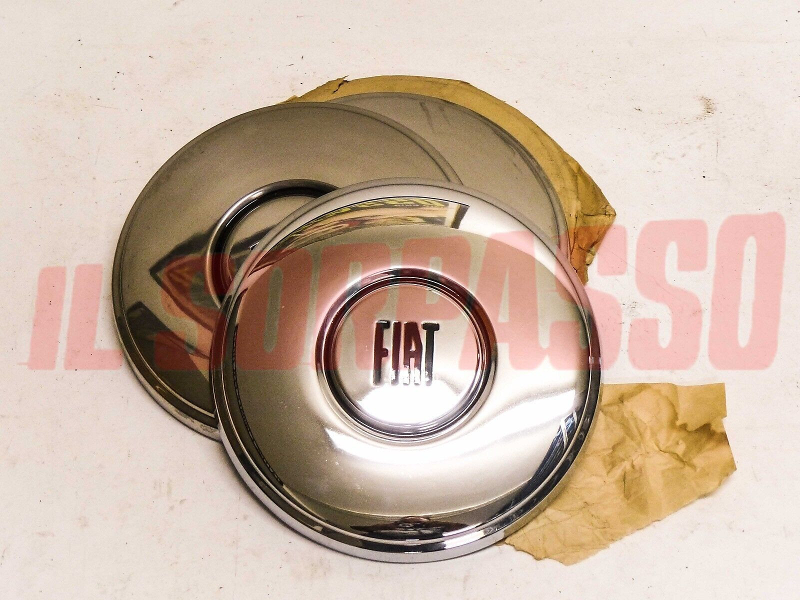 COPPE BORCHIE CERCHI RUOTA FIAT 125 SPECIAL ULTIMO TIPO ORIGINALI