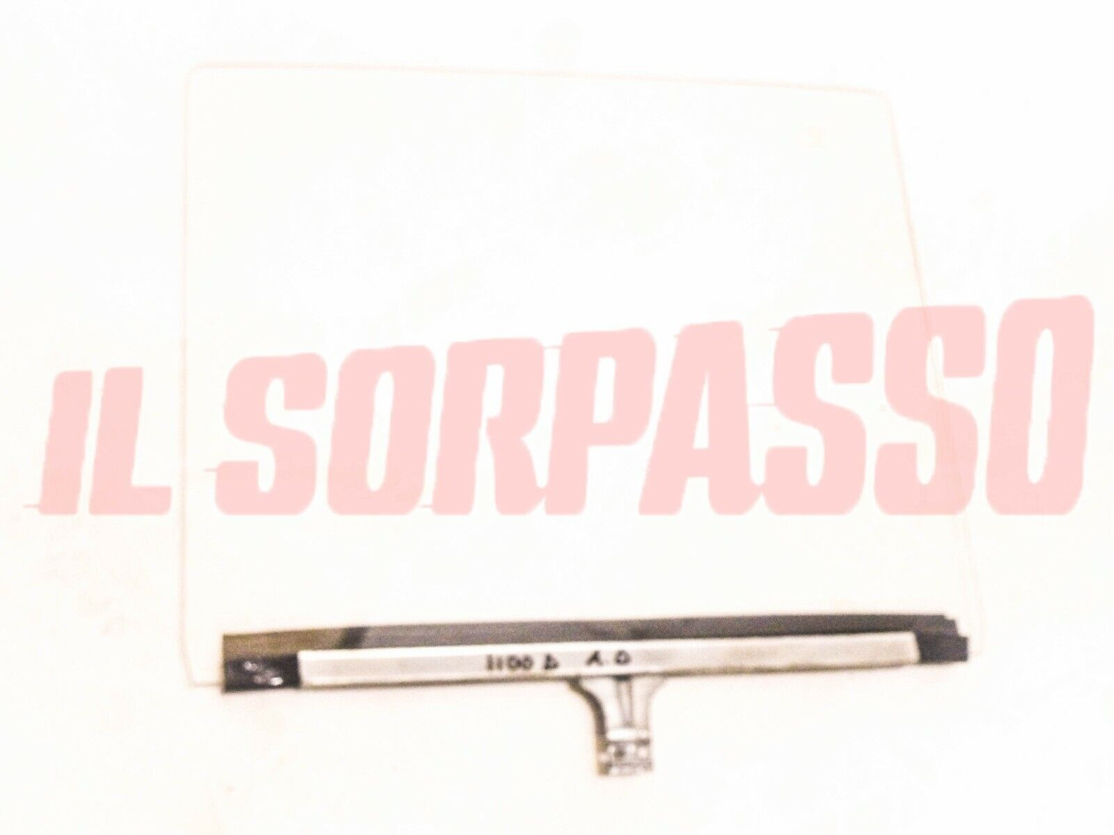VETRO SCENDENTE ASTA GUARNIZIONE PORTA ANTERIORE DESTRA FIAT 1100 D ORIGINALE
