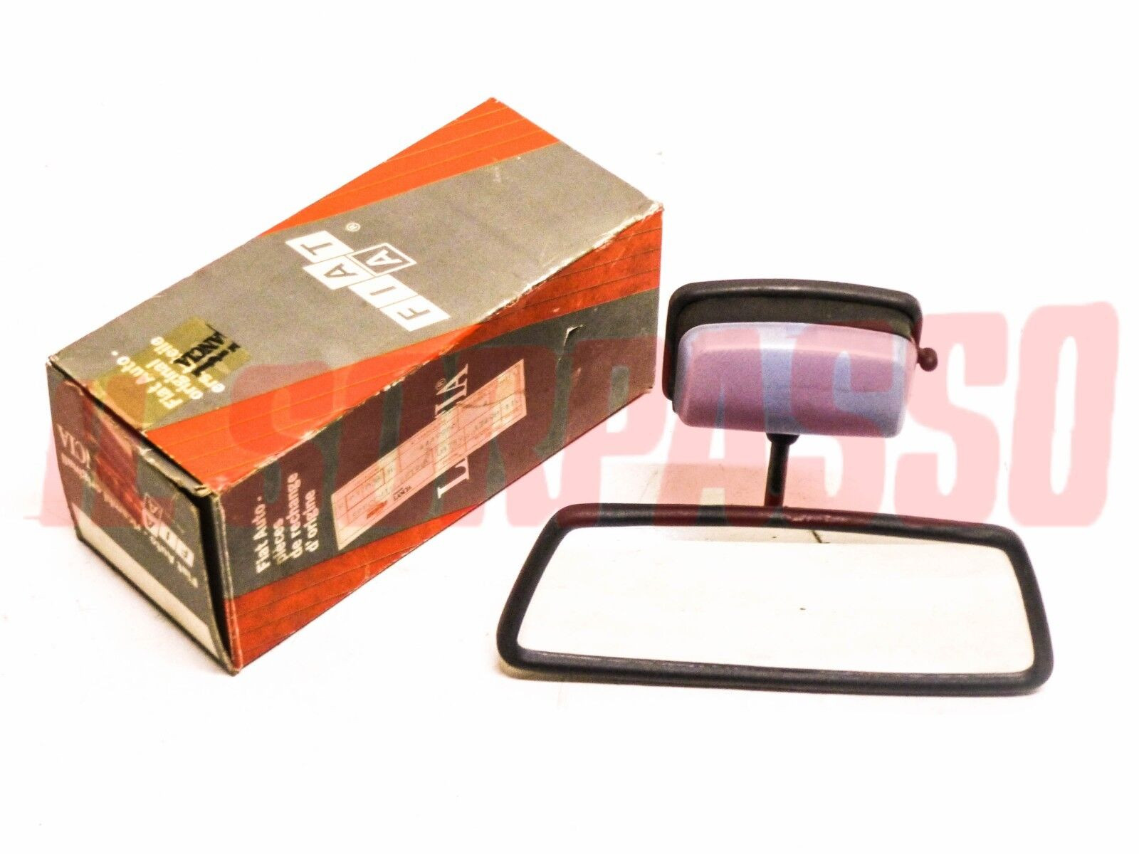 SPECCHIO SPECCHIETTO RETROVISORE INTERNO FIAT 127 + SPORT ORIGINALE