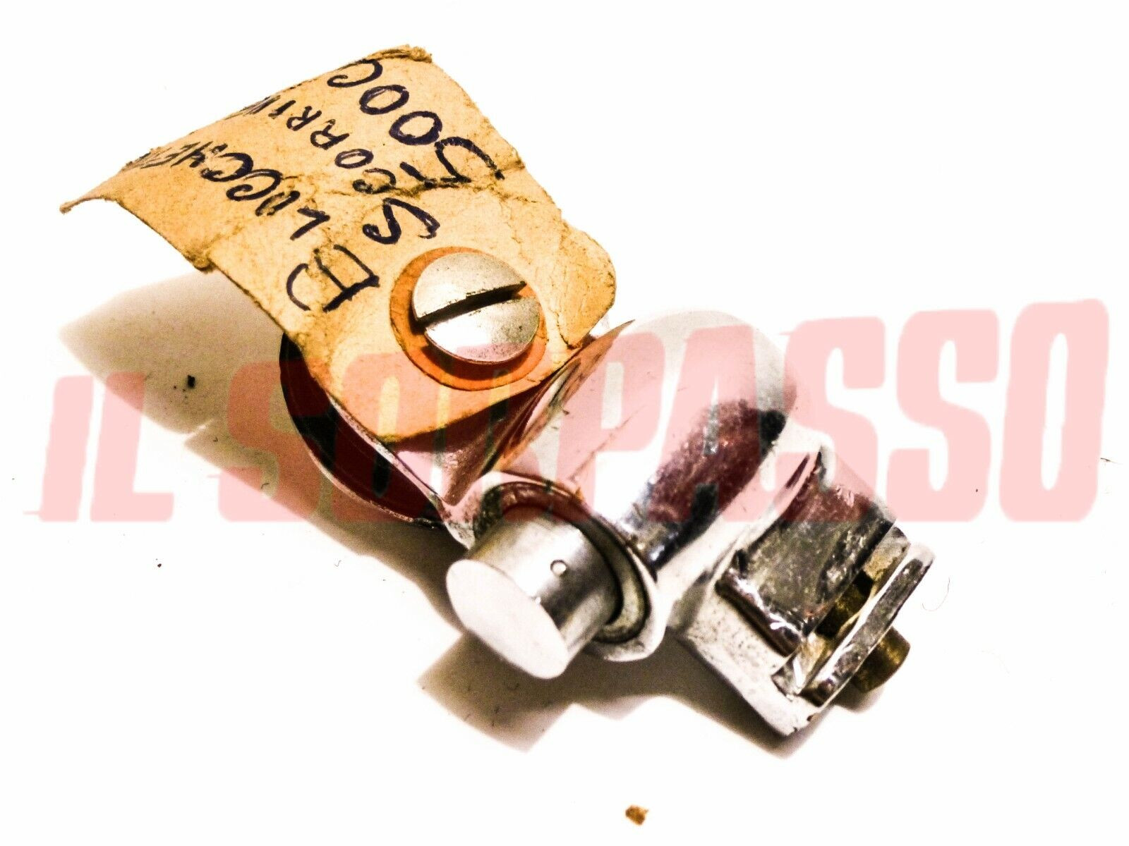 PULSANTE SCORRIVETRO PORTA DESTRA FIAT TOPOLINO 500 A B C ORIGINALE CROMATO