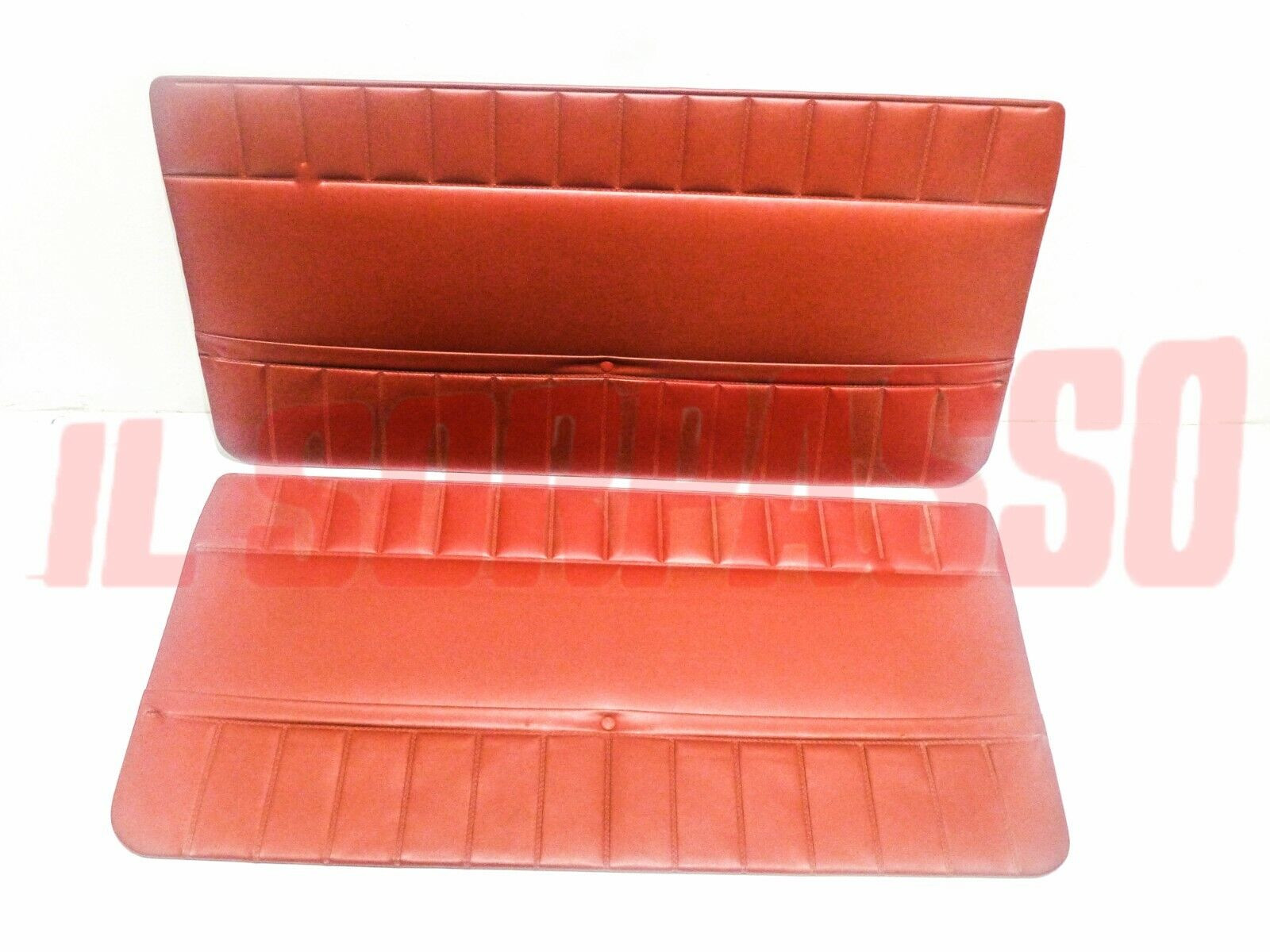 PANNELLI PORTA ANTERIORI FIAT 127 2 SERIE ROSSI BORDOAUX ORIGINALI