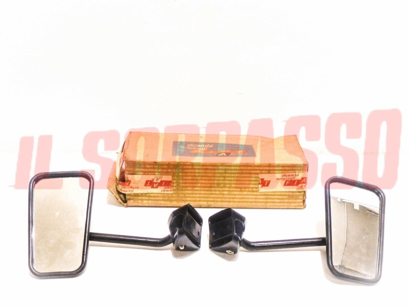 SPECCHIO RETROVISORE DESTRO SINISTRO NERO FIAT 850 900 T PULMINO FAMILIARE OLSA