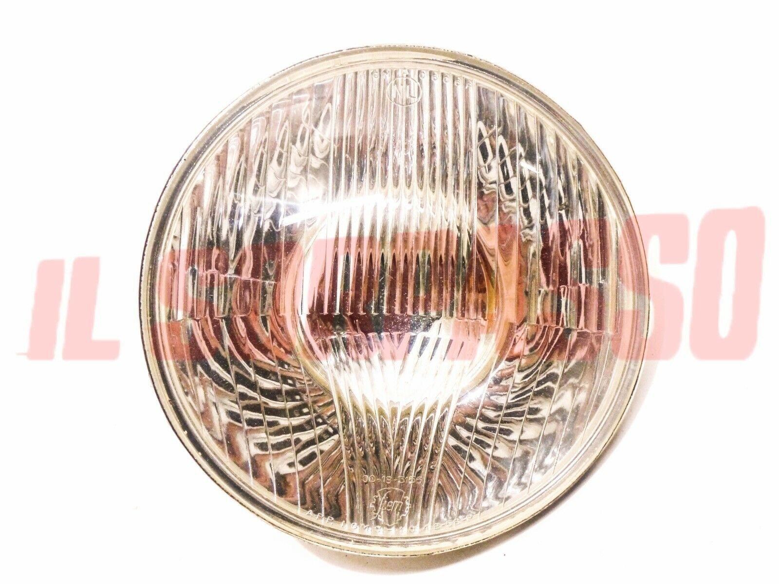 GRUPPO OTTICO FANALE FARO CON VETRO BASSO FIAT 682 CAMION ORIGINALE SIEM 170 mm