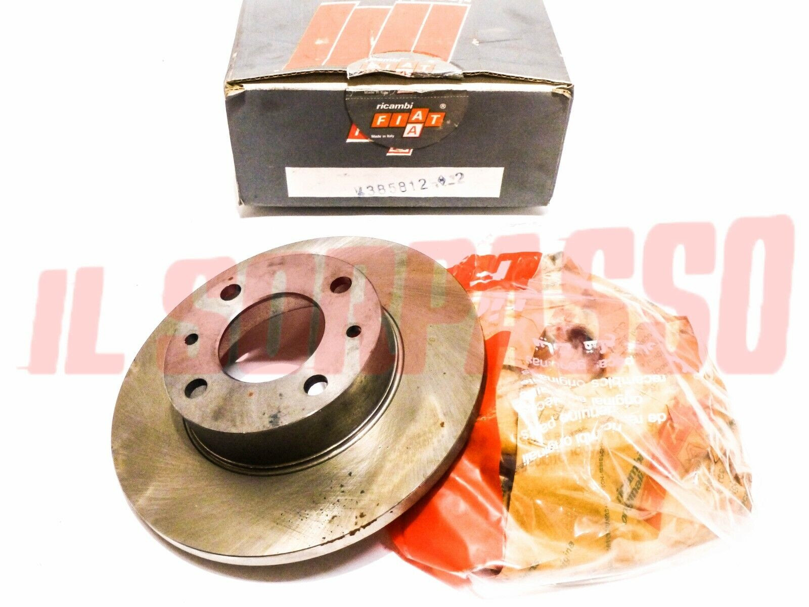 DISCHI FRENO ANTERIORI FIAT 900 T 124 SPORT COUPE SPIDER X19 A112 ABARTH