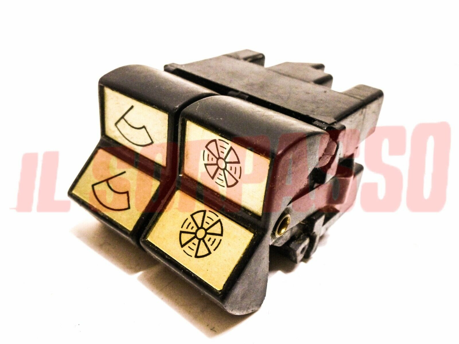 INTERRUTTORE TERGI + RISCALDAMENTO CRUSCOTTO FIAT 1500 C BERLINA ORIGINALE