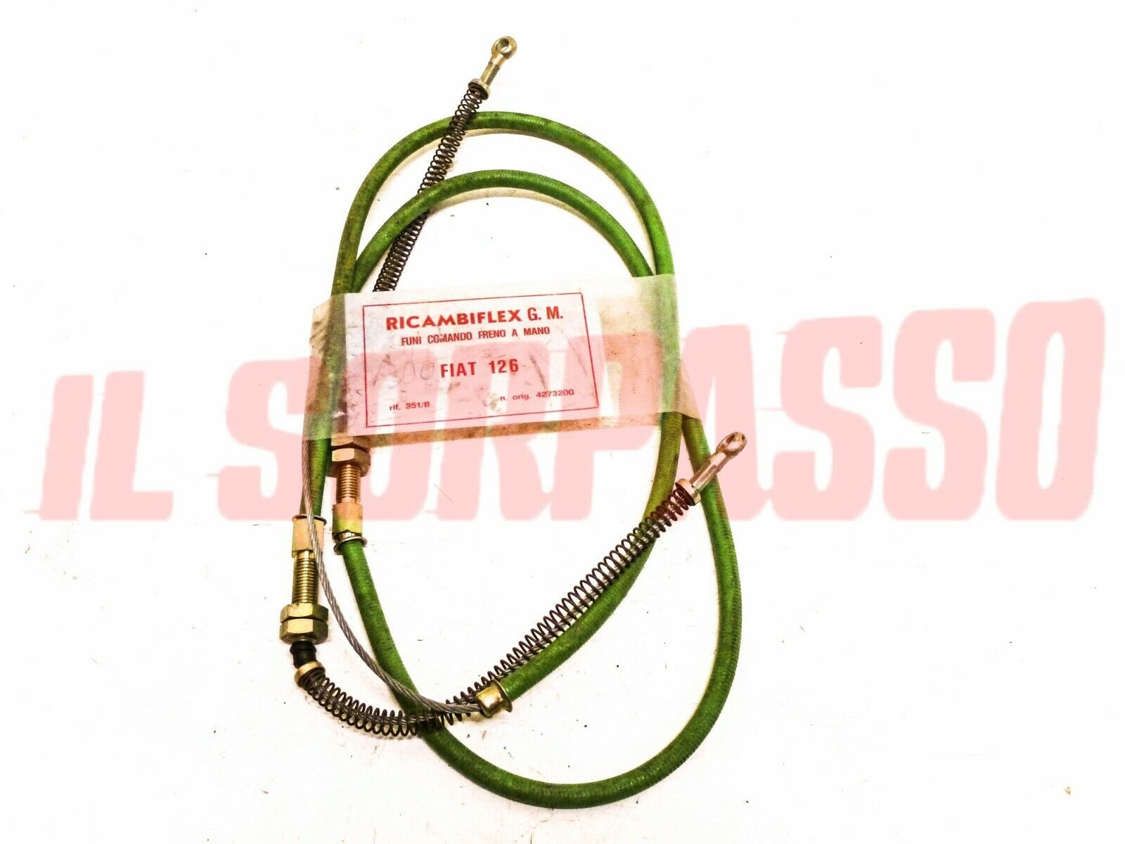 CAVO CORDA FRENO A MANO FIAT 126 ORIGINALE