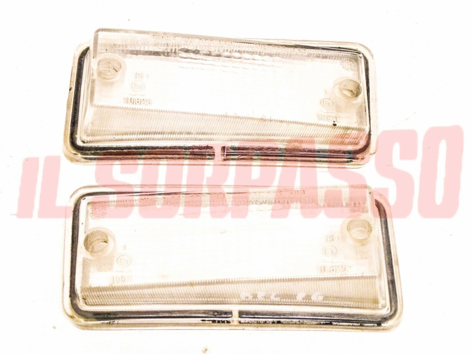 PLASTICHE FANALINI ANTERIORI FRECCIA DESTRO SINISTRO FIAT 126 BIANCHE