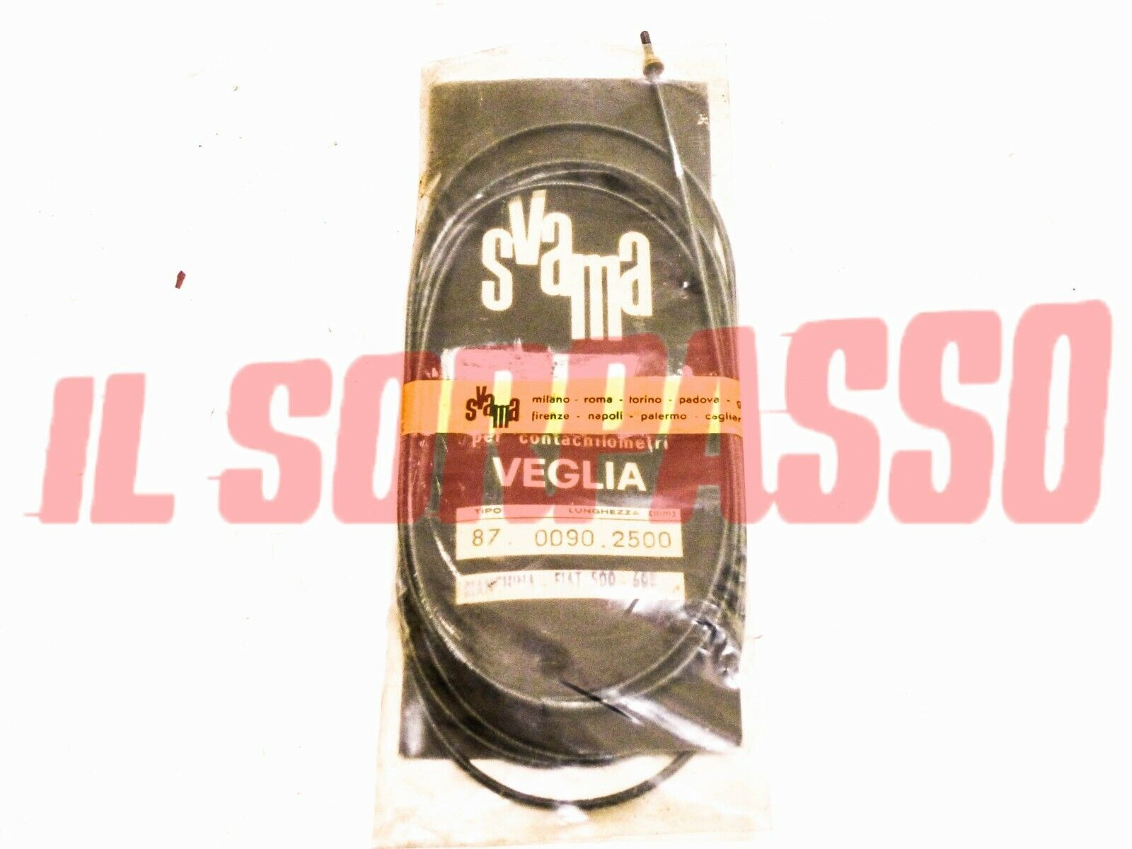 CAVO CORDA FILO CONTACHILOMETRI FIAT 500 600 BIANCHINA 2500 MM ORIGINALE
