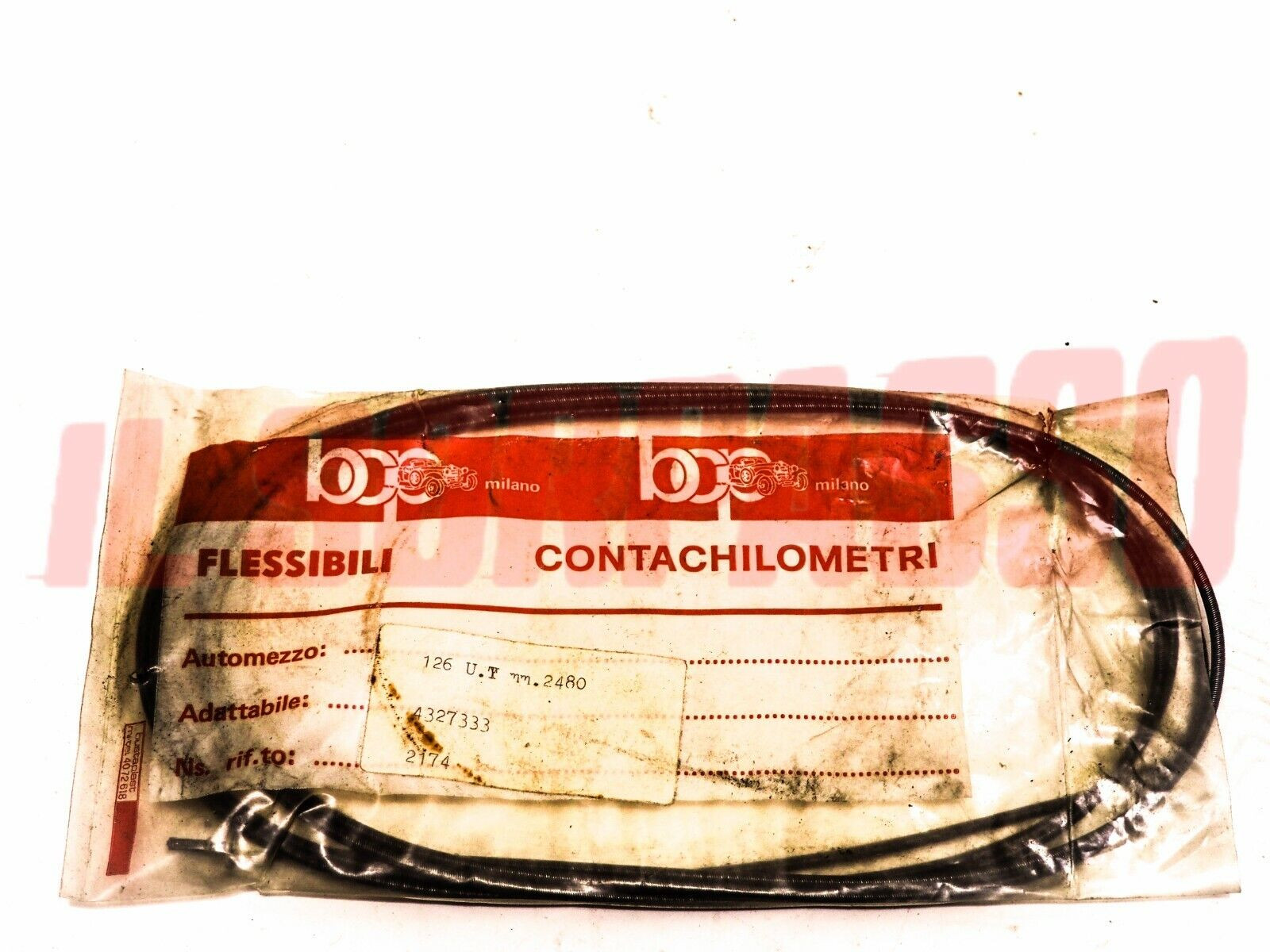 CAVO CORDA FILO CONTACHILOMETRI FIAT 126 ULTIMO TIPO LUNGHEZZA 2480 MM 