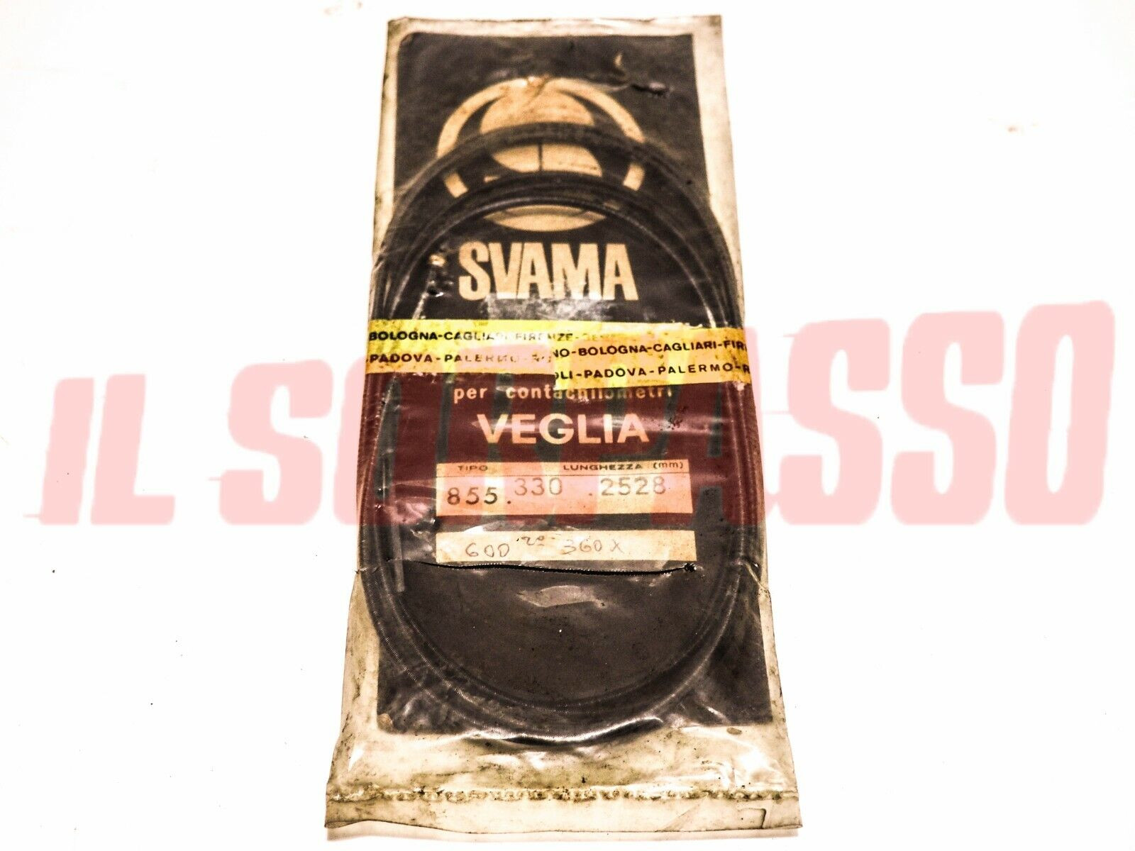 CAVO CORDA FILO CONTACHILOMETRI FIAT 600 2 SERIE LUNGHEZZA 2528 MM