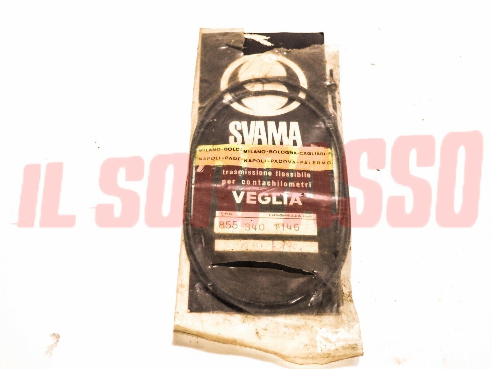 CAVO CORDA FILO CONTACHILOMETRI AUTOBIANCHI A 111 LUNGHEZZA 1146 MM