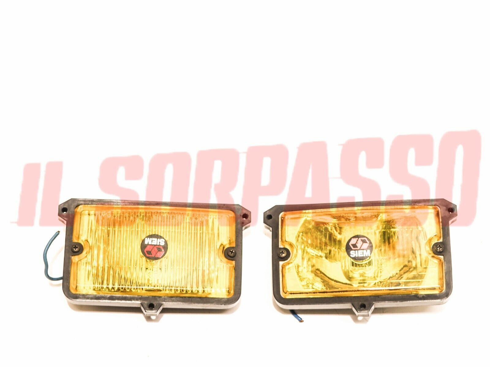 FENDINEBBIA GIALLI RETTANGOLARI SIEM FIAT 127 128 A112 124 125 131 