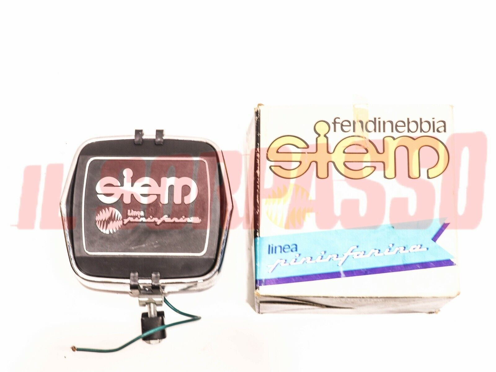 FARO FANALE  FENDINEBBIA GIALLO SIEM PININFARINA QUADRATO FIAT 124 125 128 131