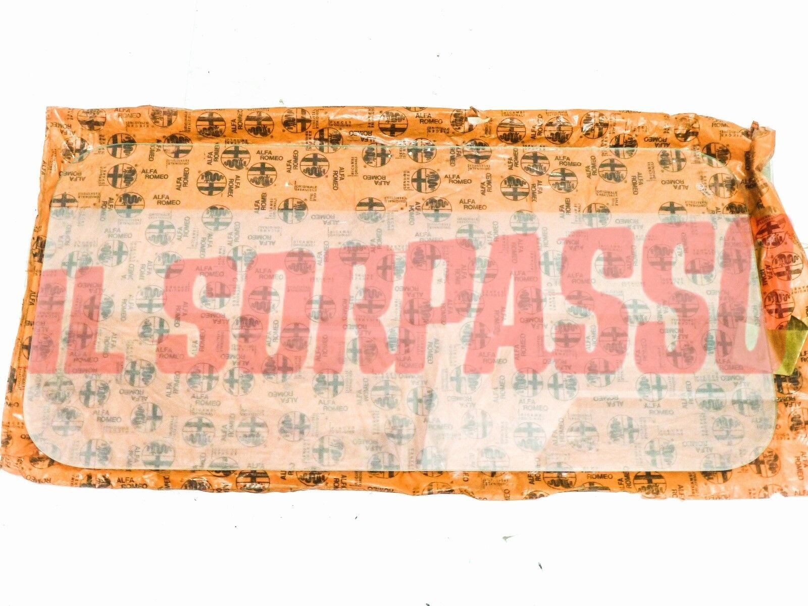 VETRO LUNOTTO PORTELLONE POSTERIORE ALFA ROMEO ROMEO AMBULANZA ORIGINALE