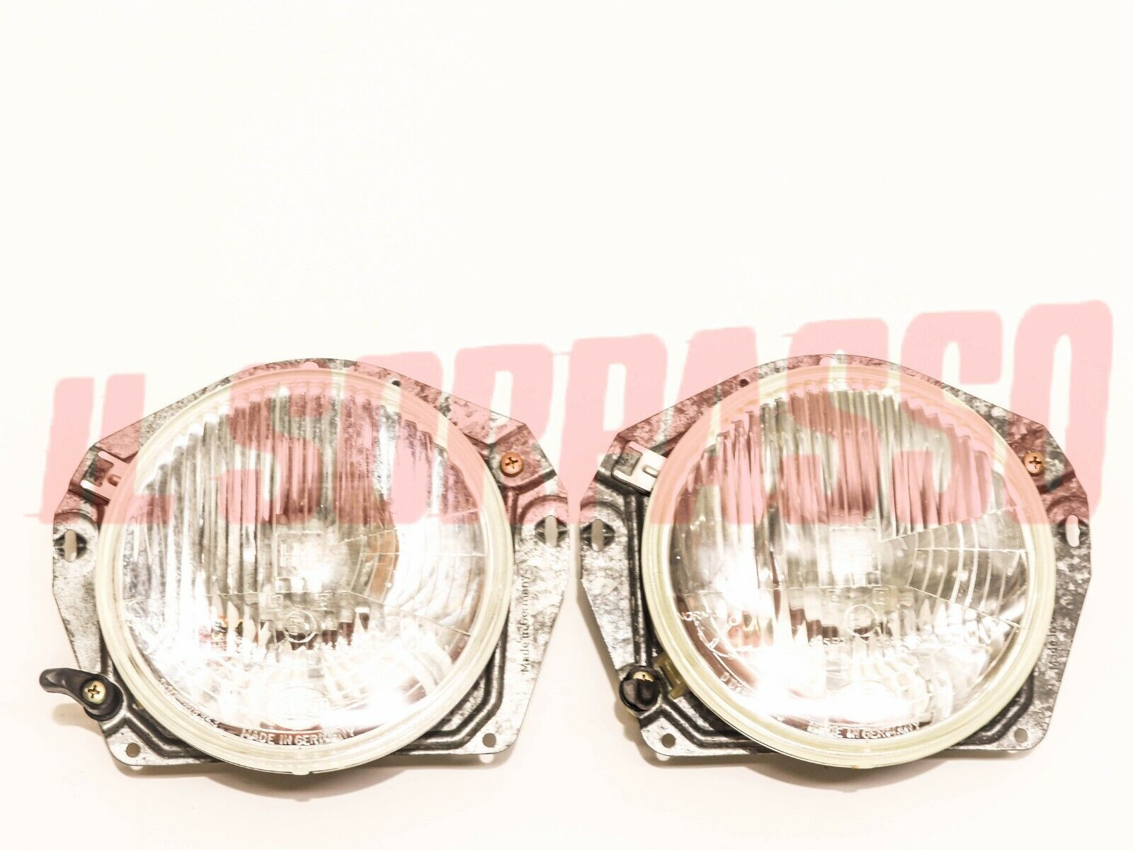 FARI FANALI GRUPPI OTTICI COMPLETI VOLKSWAGEN POLO 1 SERIE MK1 ORIGINALI HELLA