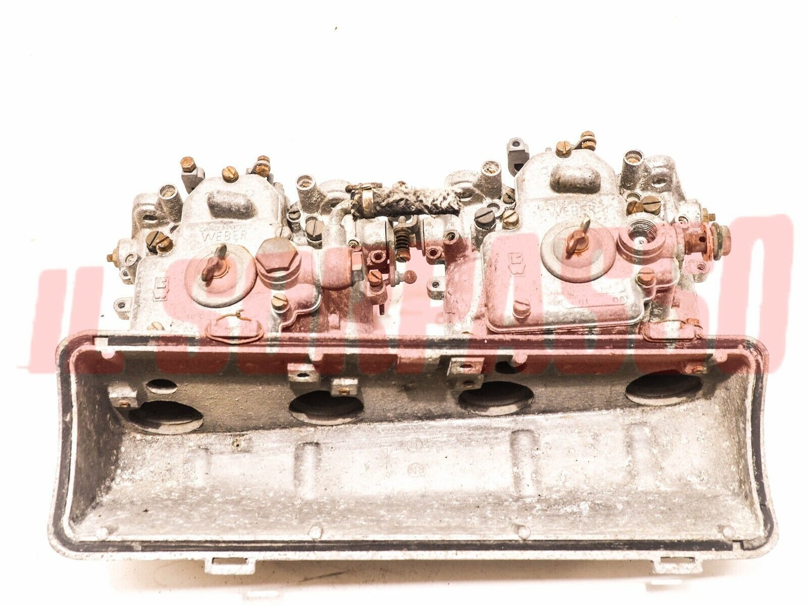 SCATOLA FILTRO + CARBURATORI DOPPIO CORPO 40DCOE 107 ALFA ROMEO ALFETTA 1800