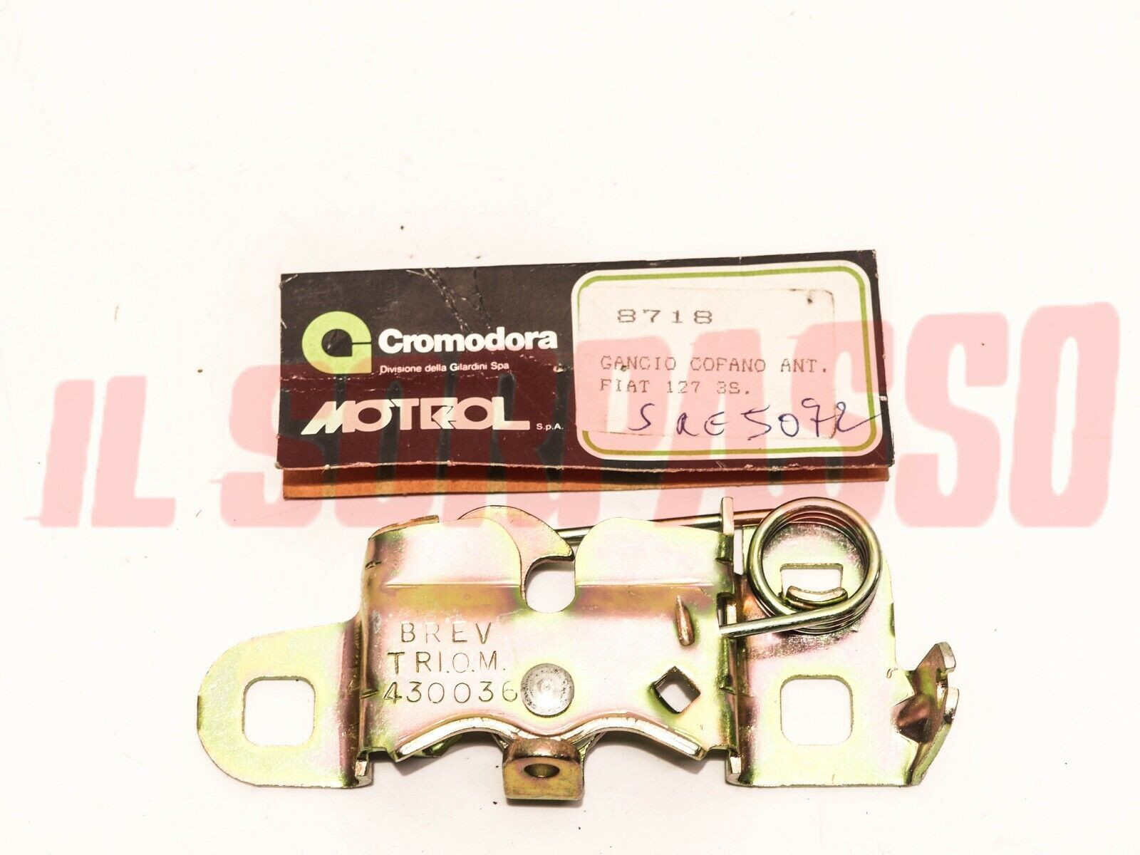 SERRATURA CHIUSURA COFANO ANTERIORE FIAT 127 3 SERIE